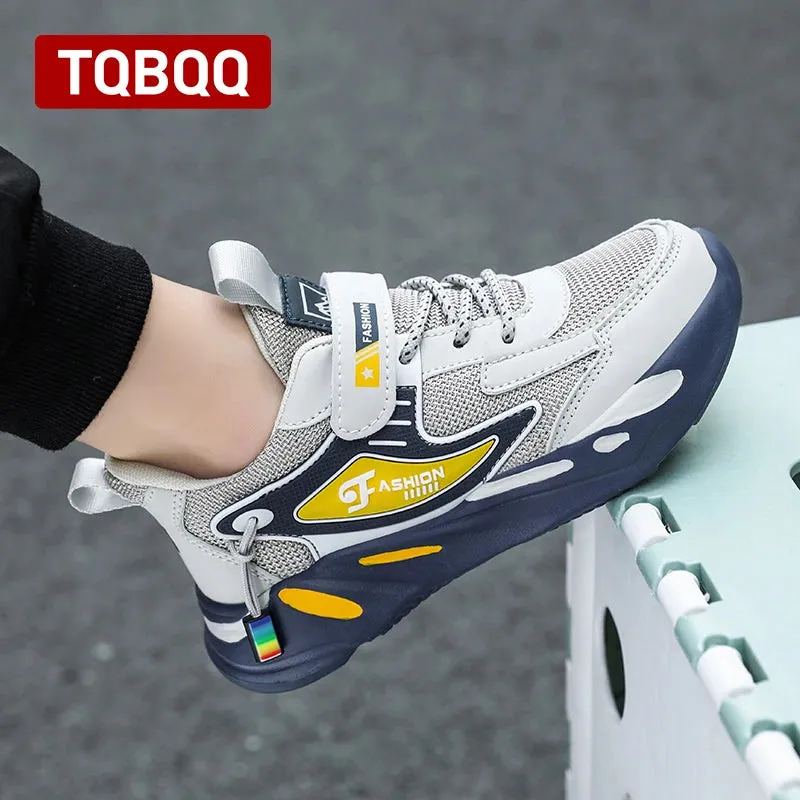 Trendy Kids' Breathable Non-Slip Sports Sneakers