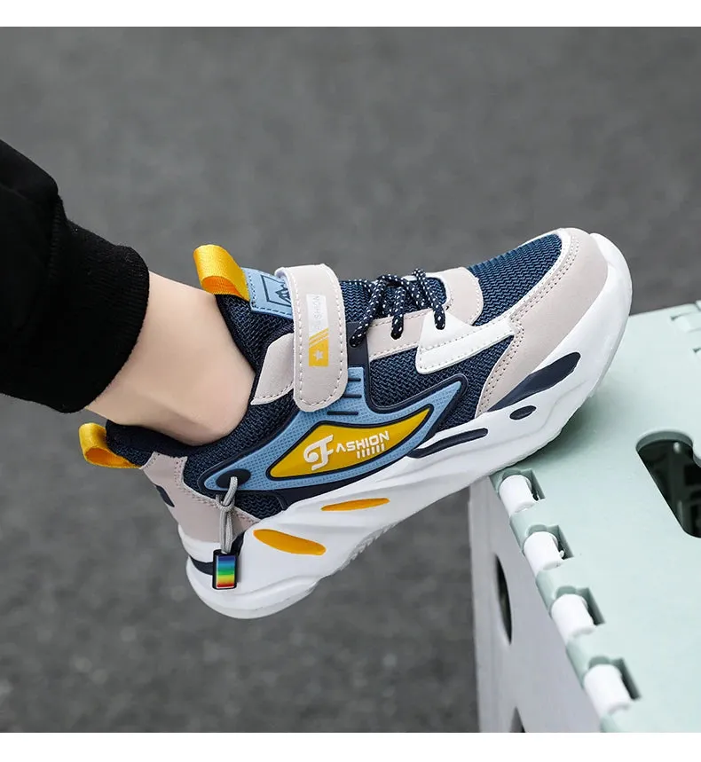 Trendy Kids' Breathable Non-Slip Sports Sneakers