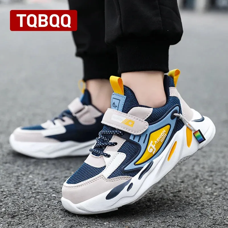 Trendy Kids' Breathable Non-Slip Sports Sneakers