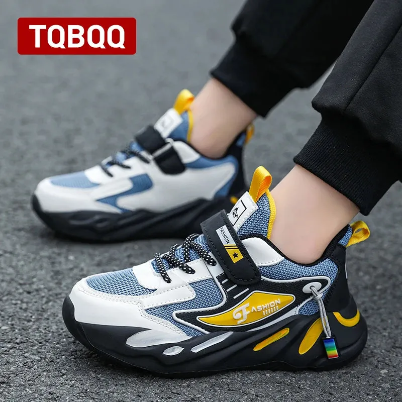 Trendy Kids' Breathable Non-Slip Sports Sneakers
