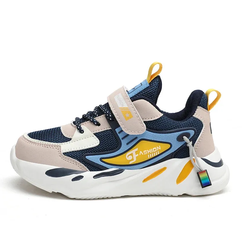 Trendy Kids' Breathable Non-Slip Sports Sneakers