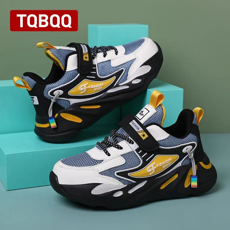 Trendy Kids' Breathable Non-Slip Sports Sneakers
