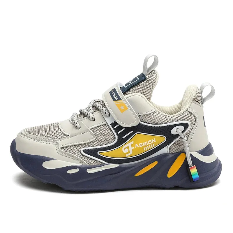Trendy Kids' Breathable Non-Slip Sports Sneakers