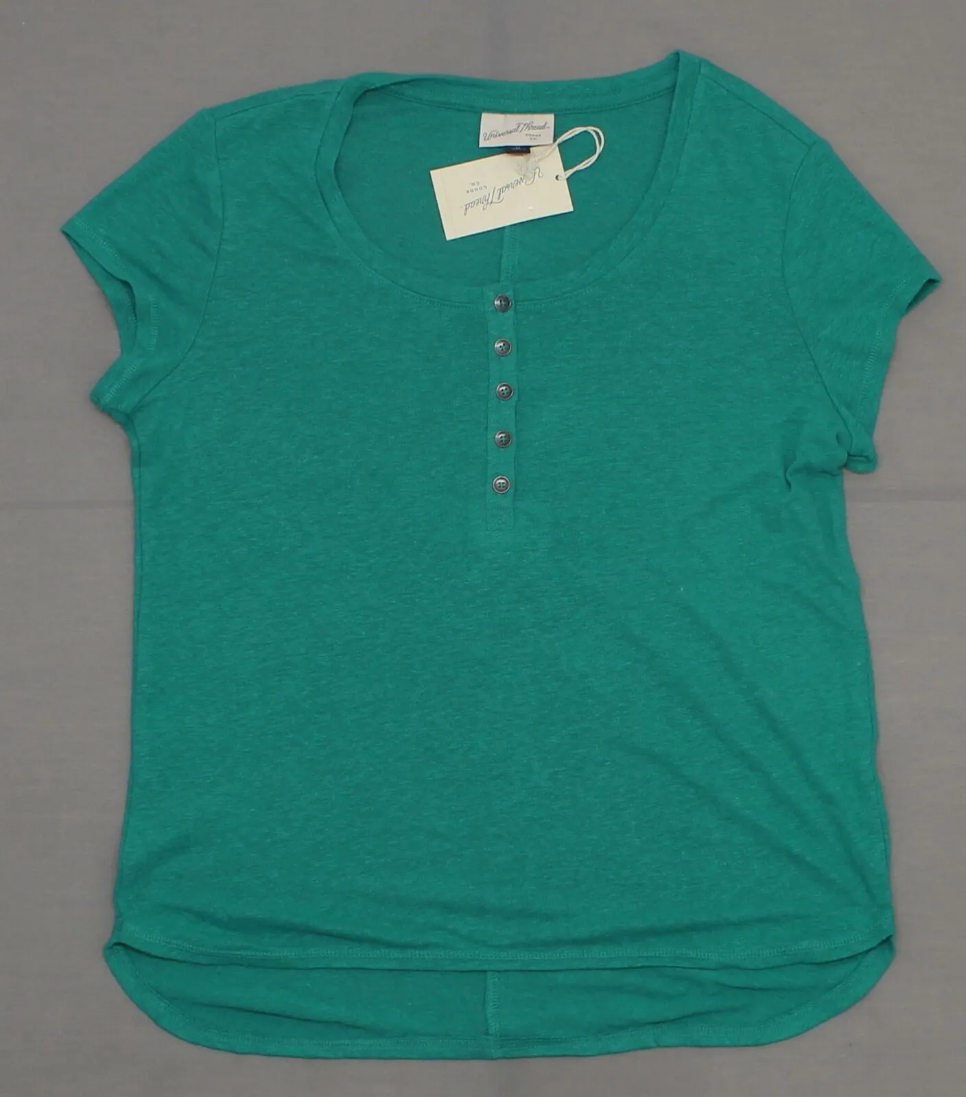Universal Thread Women's Short Sleeve Henley Shirt