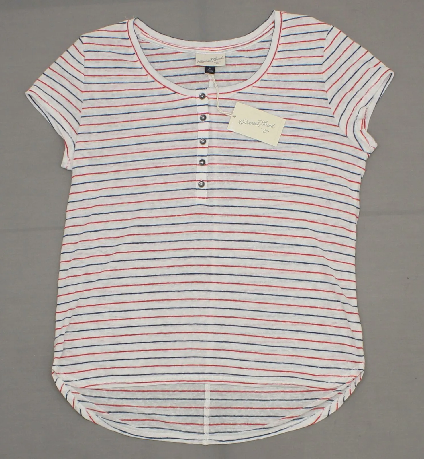 Universal Thread Women's Short Sleeve Henley Shirt