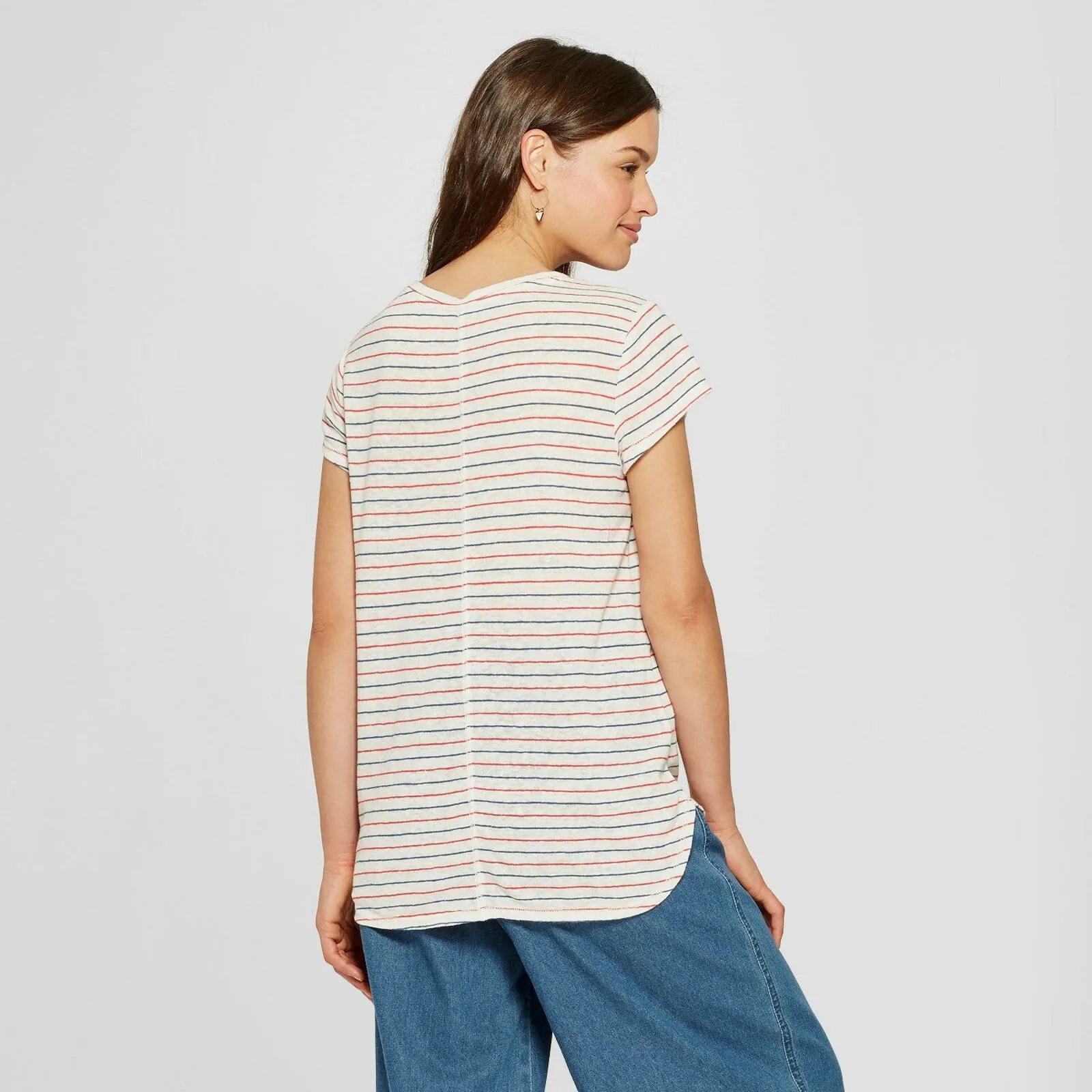Universal Thread Women's Short Sleeve Henley Shirt