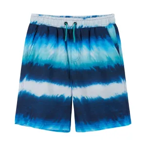 UPF 50  Blue Tie Dye Board Short