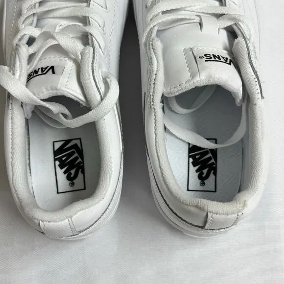 Vans Seldan Double White Tumble Sneakers VN0A4U2505R Youth Size 4