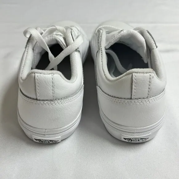 Vans Seldan Double White Tumble Sneakers VN0A4U2505R Youth Size 4
