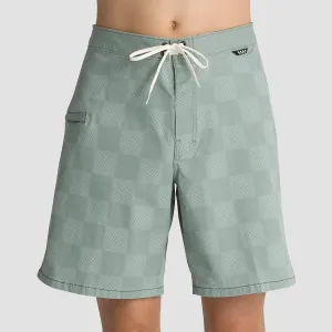 Vans The Daily Vintage Check Boardshorts Chinois Green