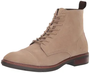 Vince Camuto Men's Ferko Lace Up Boot Fashion, Truffle/Dark Brown, 8