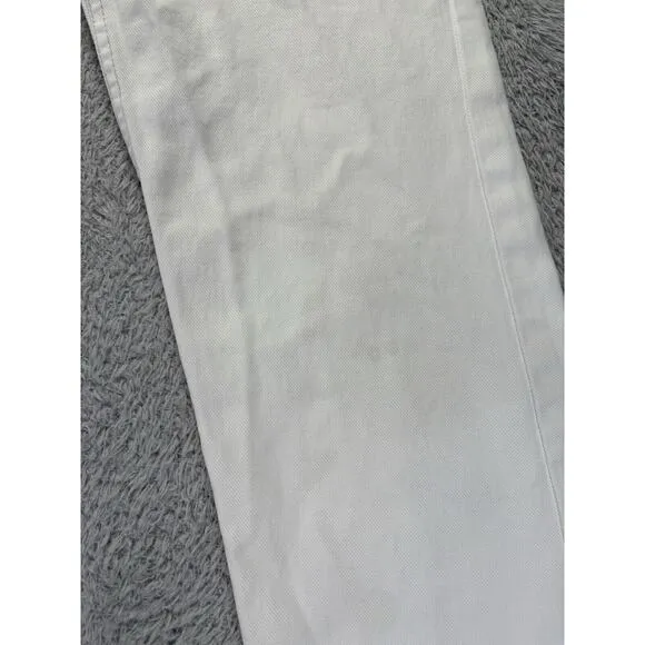 Vintage Levis Jeans Silver Womens 8 White 29x30.5 High Rise 90s Loose Fit USA