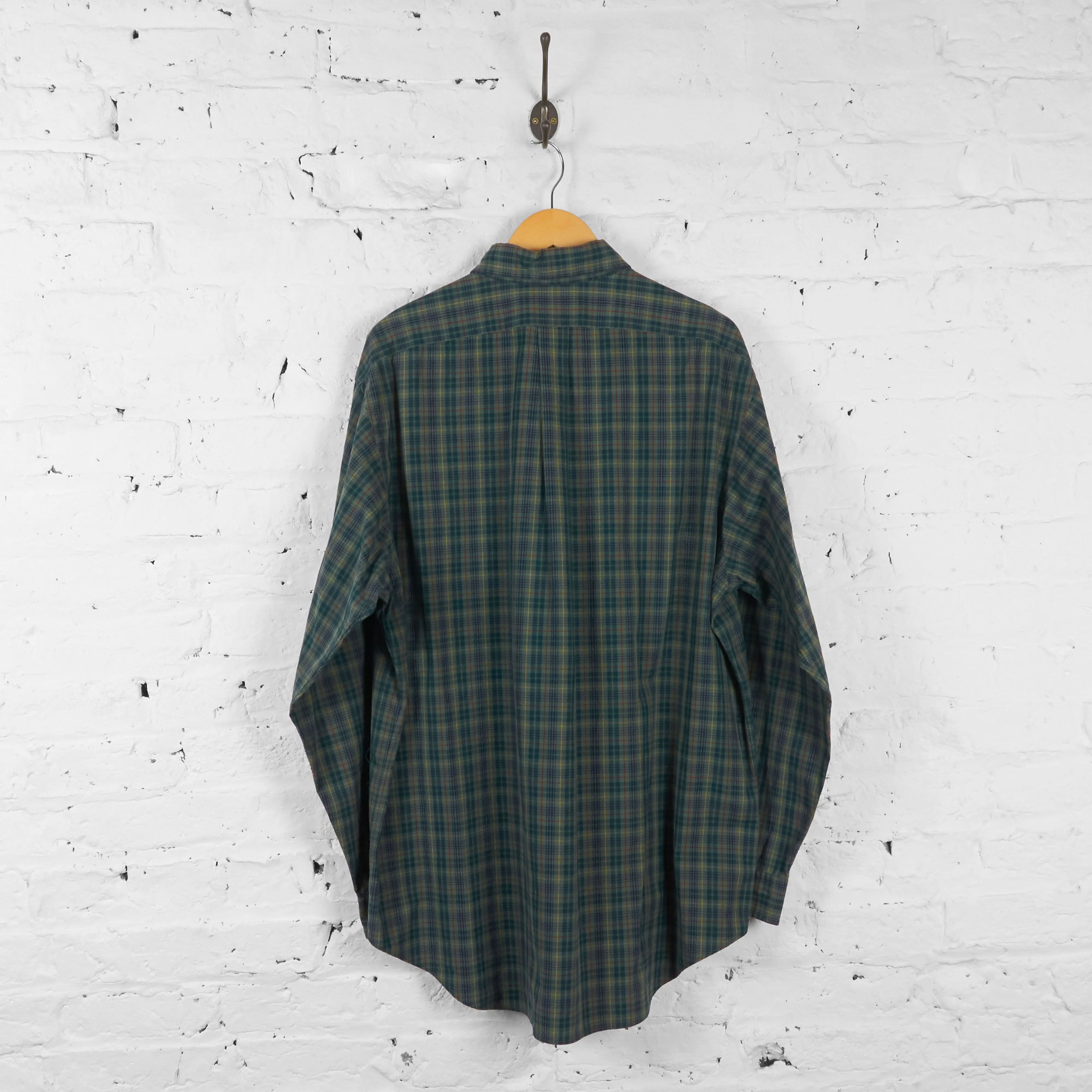 Vintage Ralph Lauren Checked Shirt - Green - XL