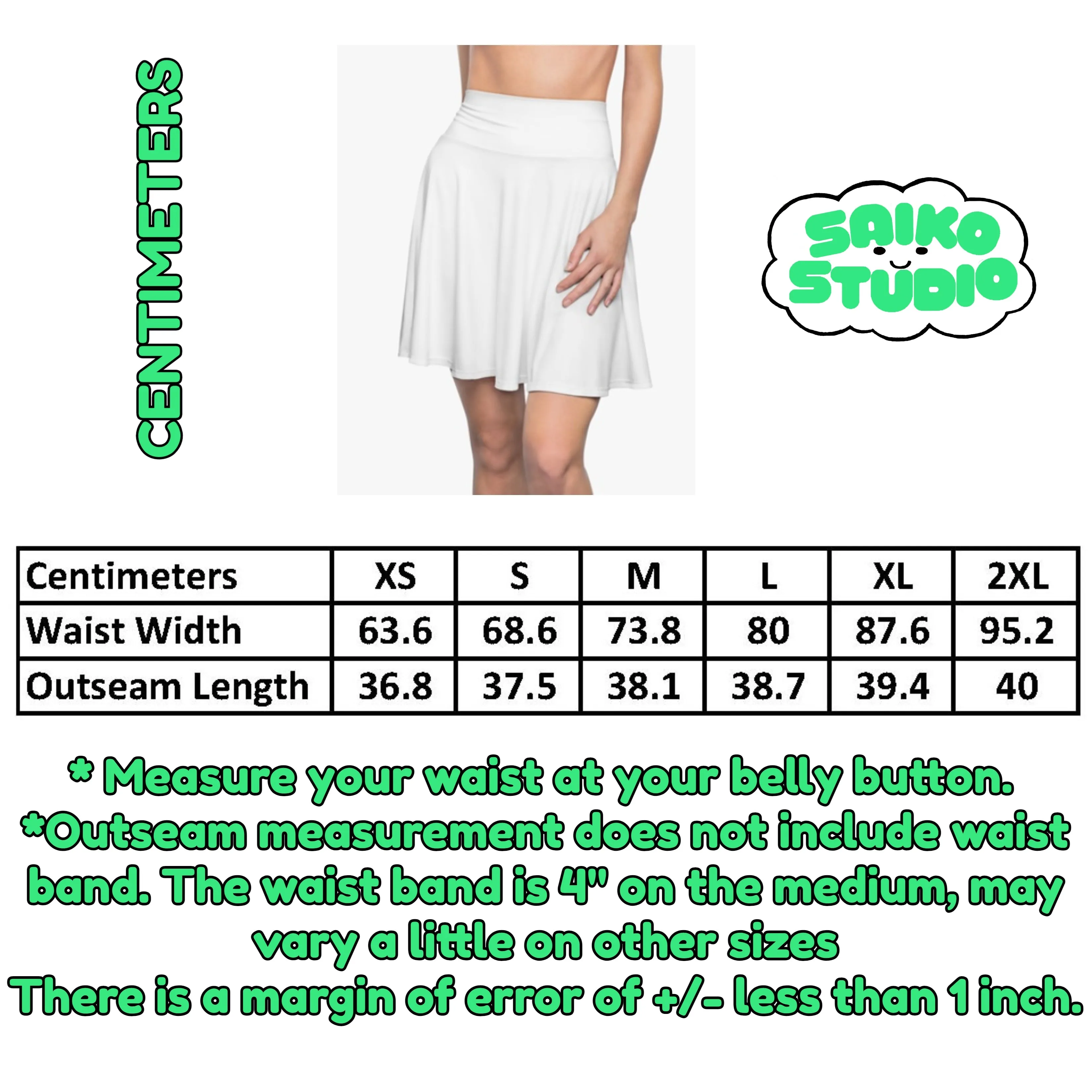 Vintage Style Cupid Heart Valentines Womens Flare Skater Skirt - Saiko Studio