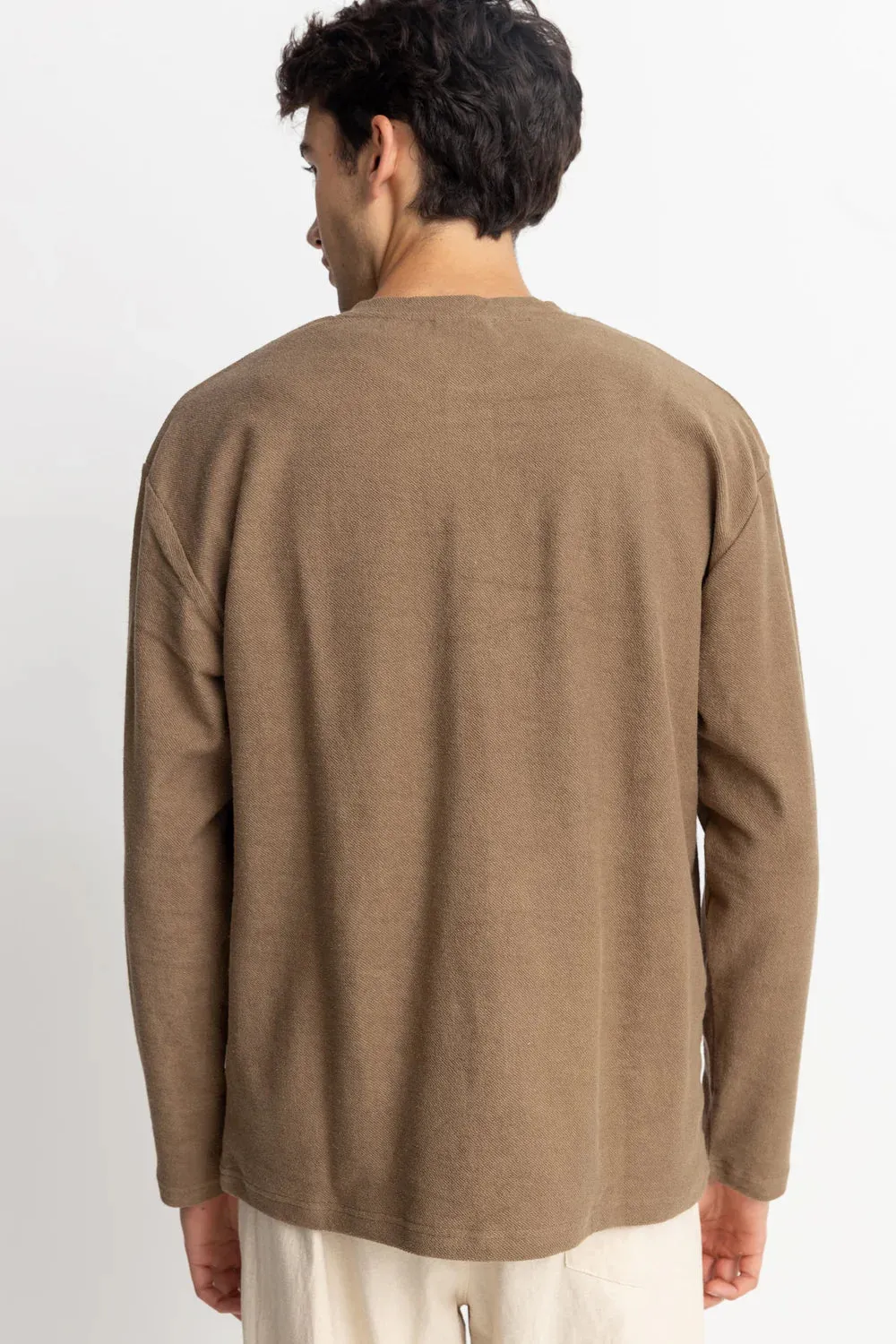 VINTAGE TERRY LS HENLEY