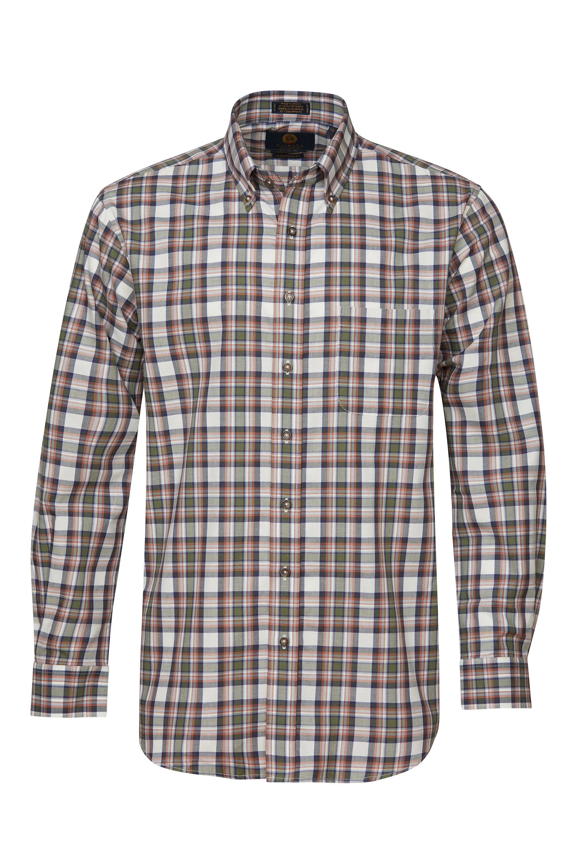 Viyella Long Sleeve Flannel Sport Shirt