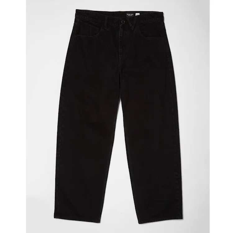 Volcom Billow Super Loose Fit Denim Jeans Black