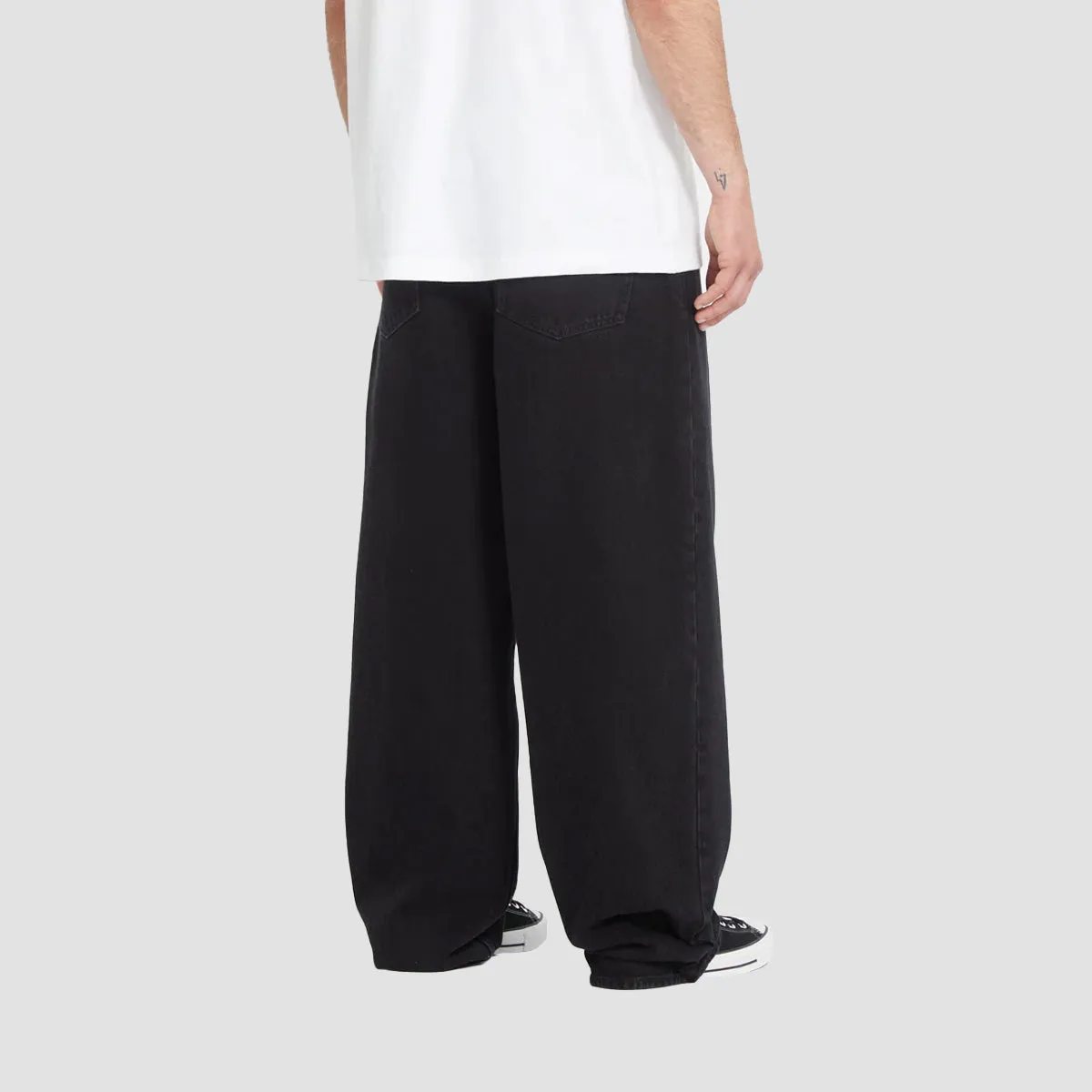 Volcom Chillow Baggy Fit Jeans Black