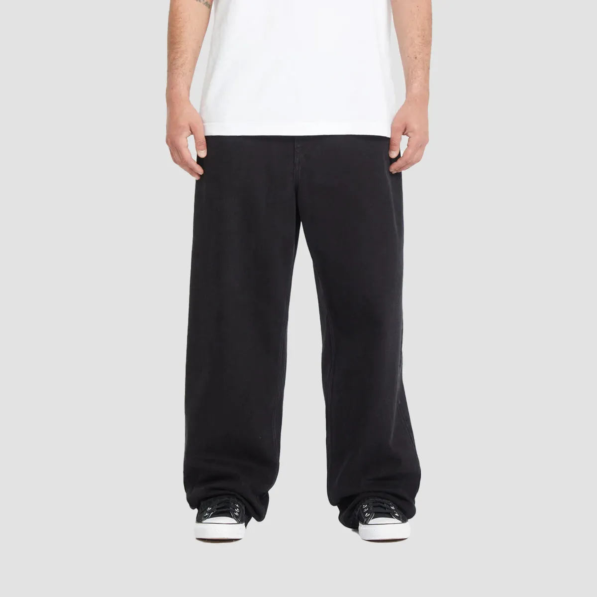 Volcom Chillow Baggy Fit Jeans Black