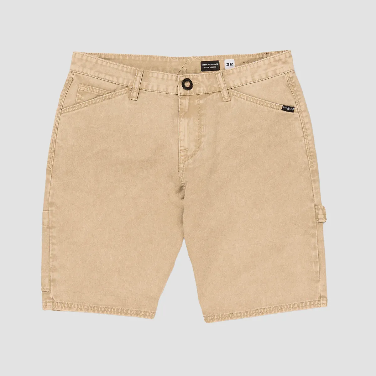 Volcom Kraftsman 22" Denim Shorts Almond