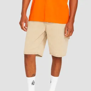 Volcom Kraftsman 22" Denim Shorts Almond