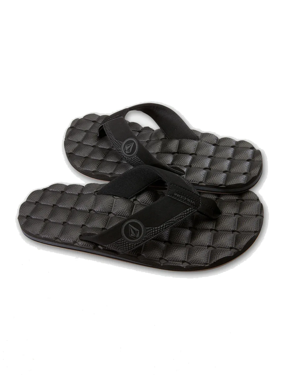 Volcom Recliner Black Destructo Sandal