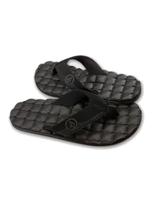Volcom Recliner Black Destructo Sandal