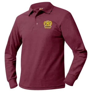 VPCS L/S PREMIUM POLO - WINE