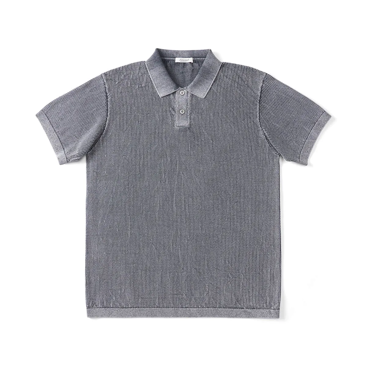 Washed Vintage Knitted Polo Shirts