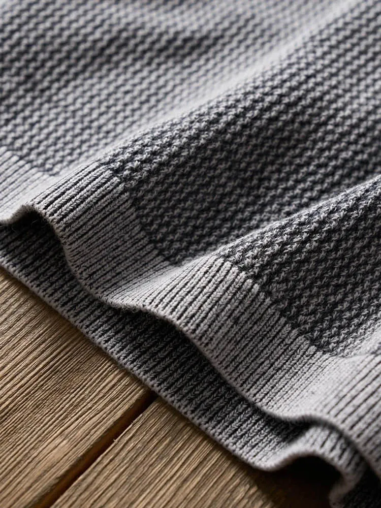 Washed Vintage Knitted Polo Shirts