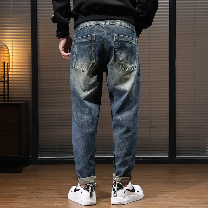 West Louis™ Loose fit Streetwear Casual Jeans