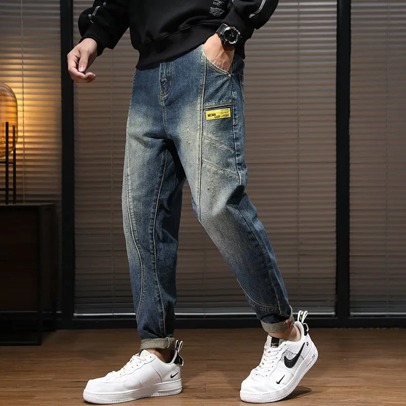 West Louis™ Loose fit Streetwear Casual Jeans