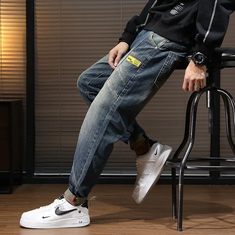 West Louis™ Loose fit Streetwear Casual Jeans