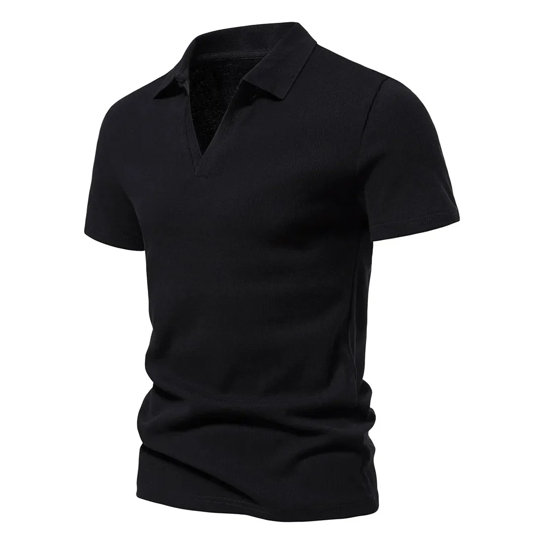 West Louis™ Men's V-Neck Polo Style Henley Tee