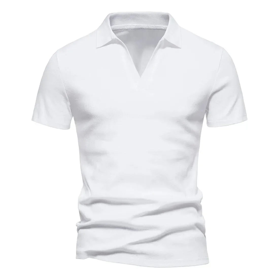 West Louis™ Men's V-Neck Polo Style Henley Tee