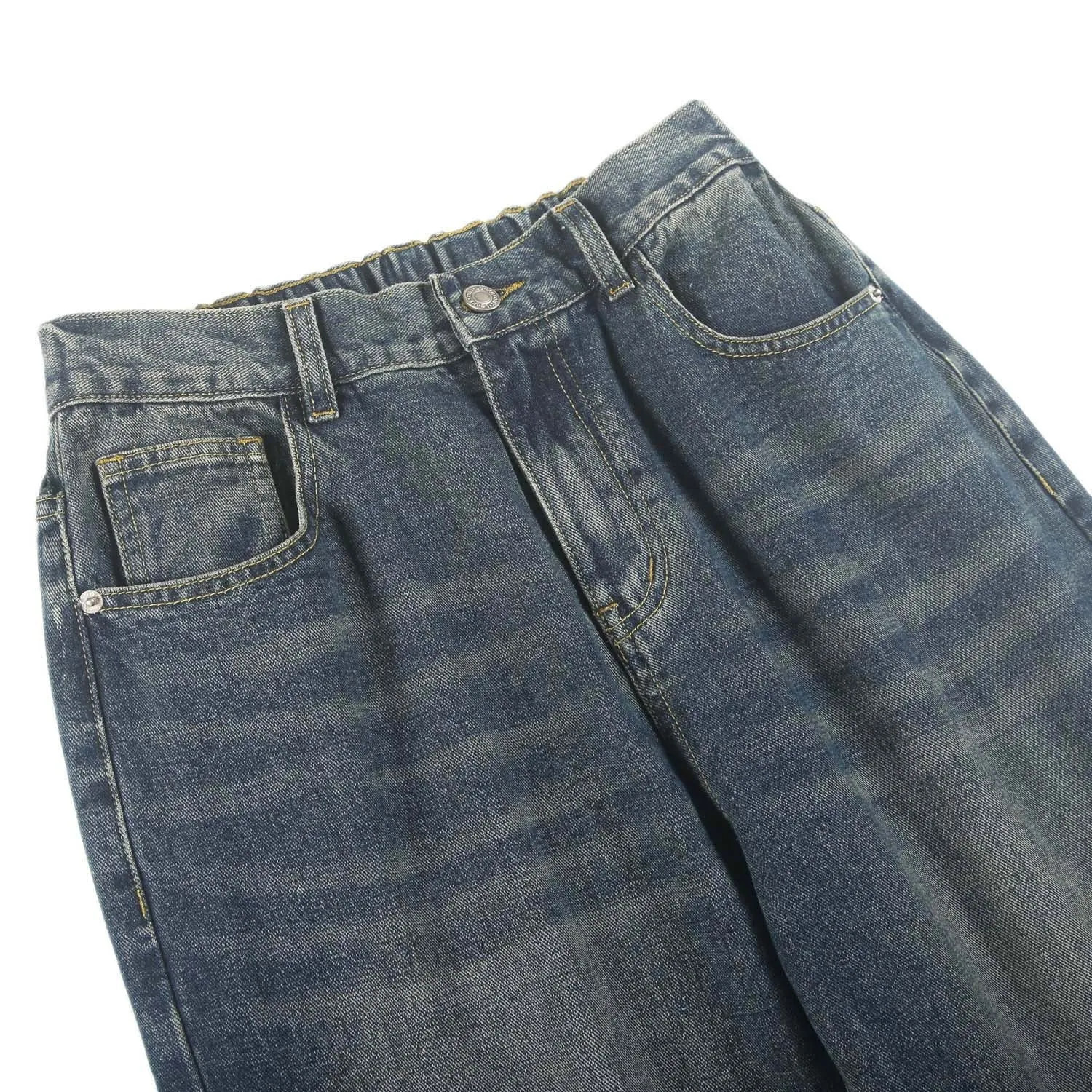 Whiskers Straight Leg Jeans