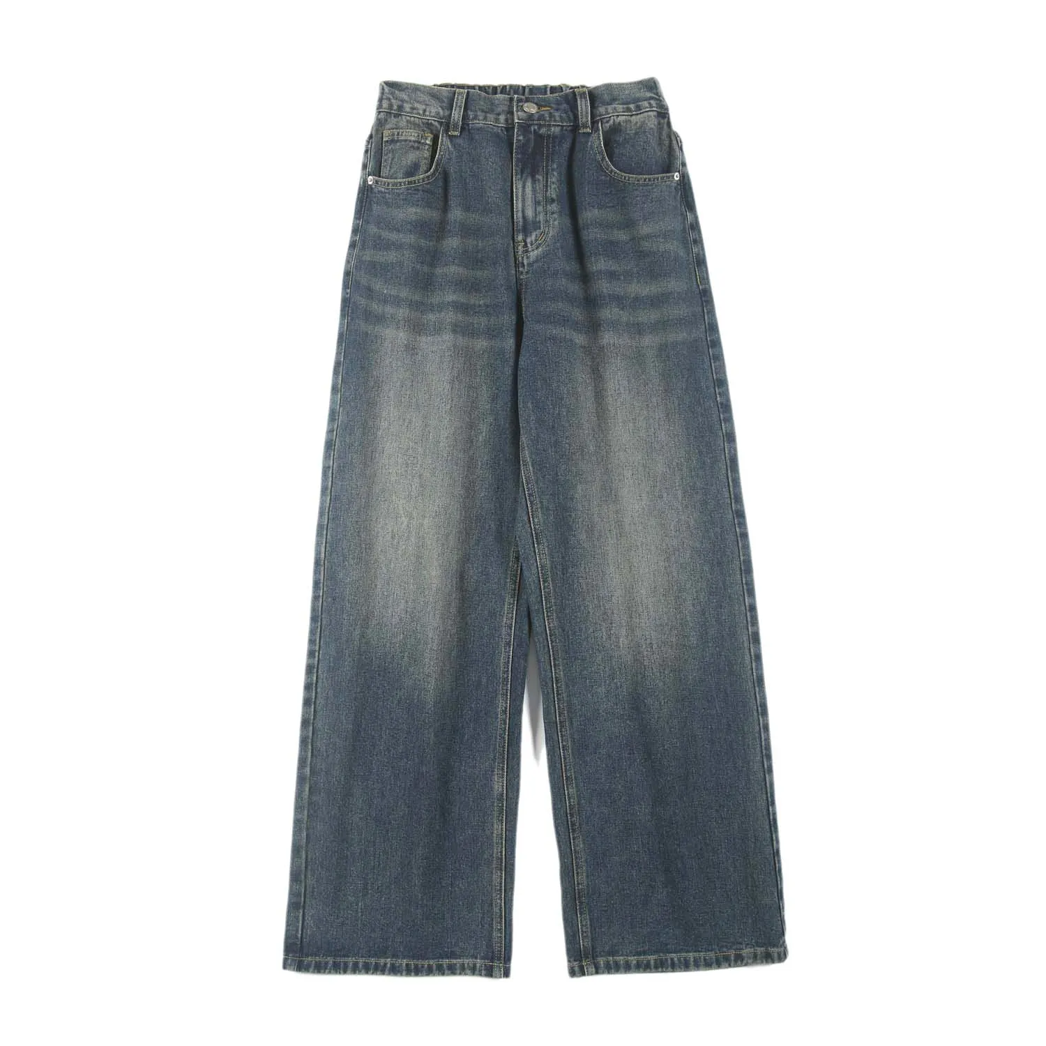 Whiskers Straight Leg Jeans
