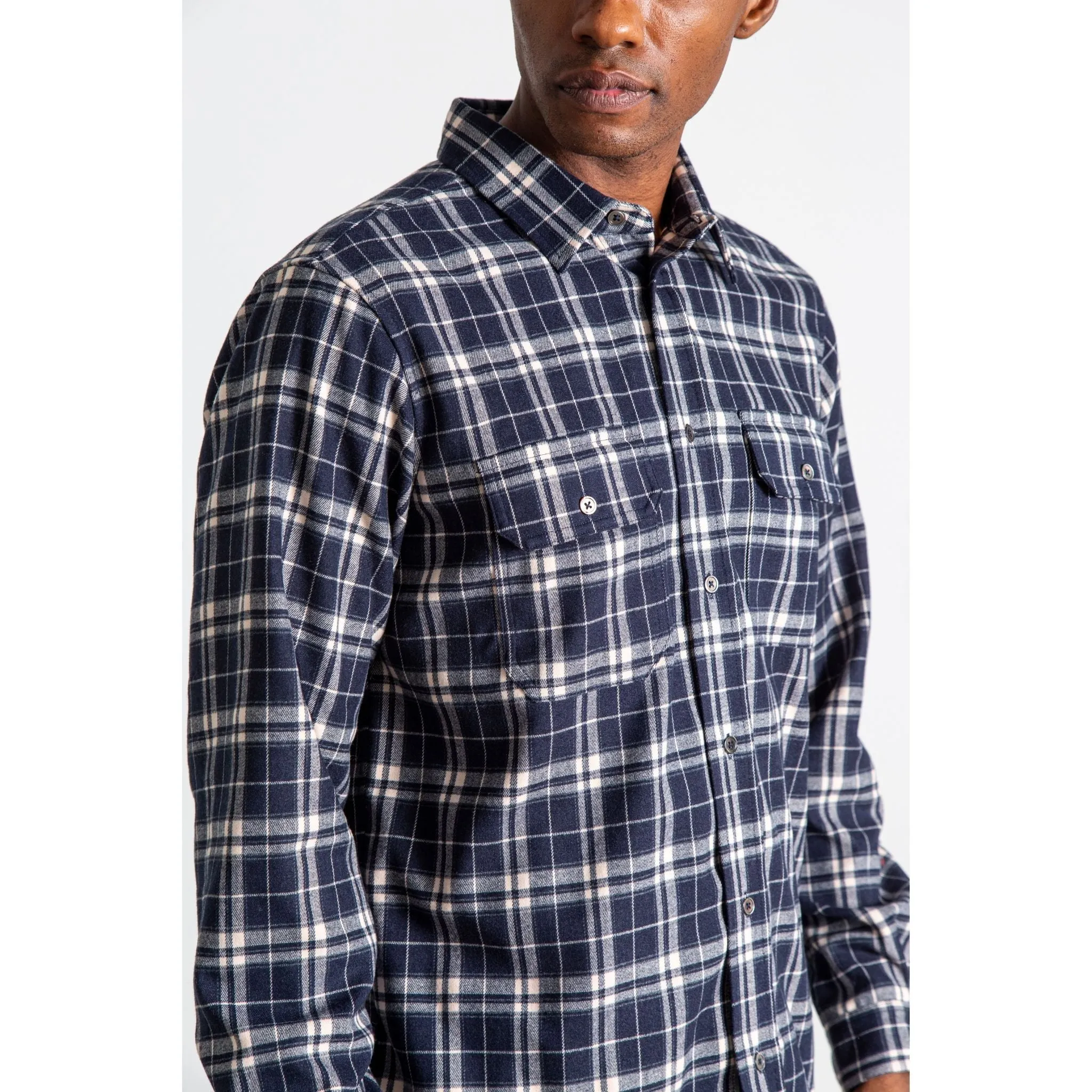 Whistler Long Sleeve Stretch Flannel Shirt