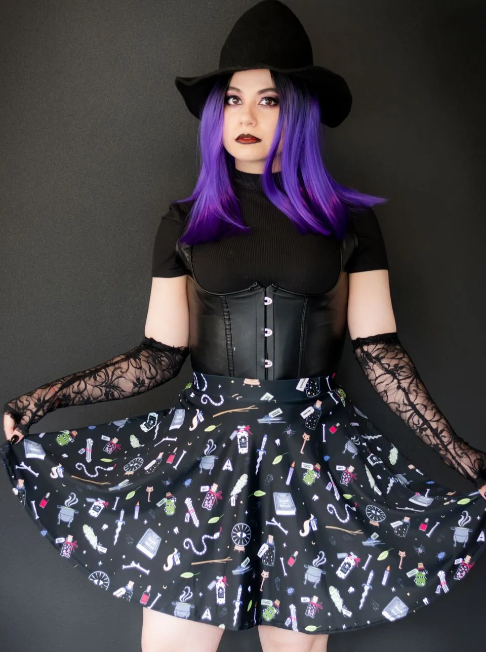 Witchcraft Skater Skirt