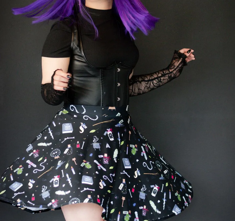 Witchcraft Skater Skirt