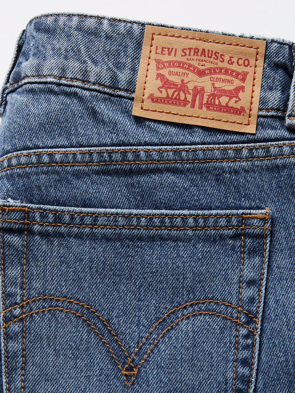 Women's Blue Loose Fit Super Low Rise Jeans