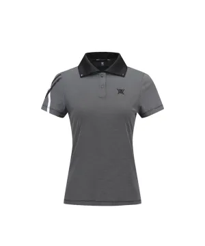 Women's Ice Dots Short T-Shirt - Black