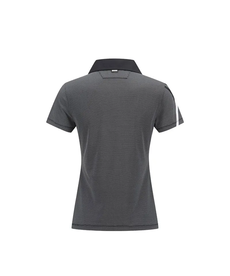 Women's Ice Dots Short T-Shirt - Black