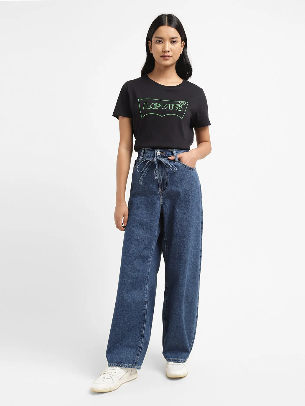 Women's Indigo Bootcut Fit Mid Rise Jeans