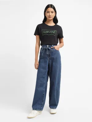 Women's Indigo Bootcut Fit Mid Rise Jeans
