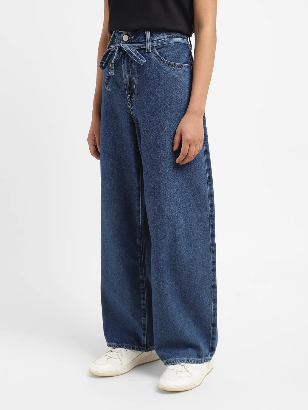Women's Indigo Bootcut Fit Mid Rise Jeans