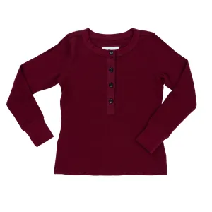 Women’s Organic Thermal Henley - Hearth