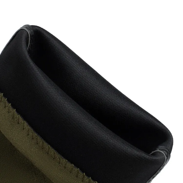 Women's Pointed Toe Block Heel Short Boots