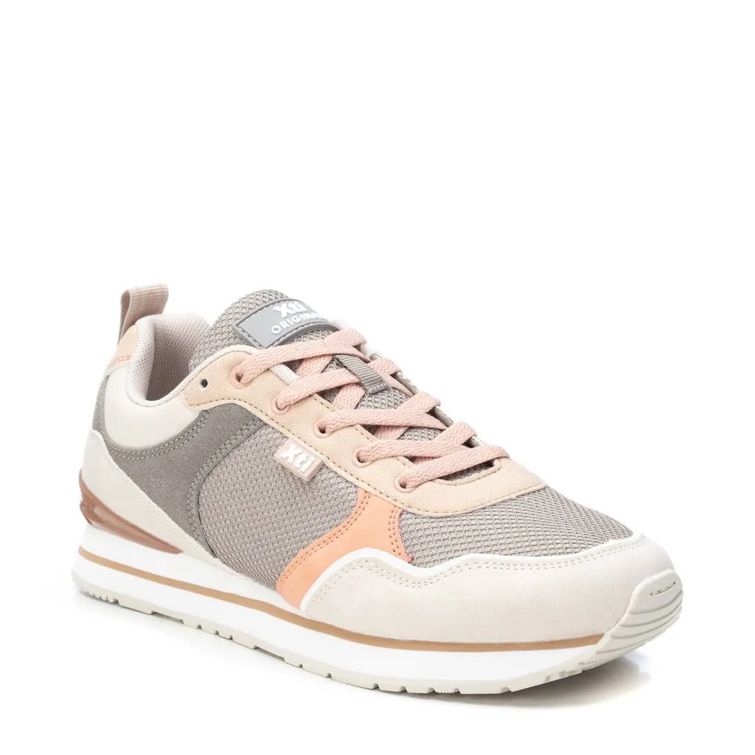 Women's Sneakers By XTI, 14118401 Grey With Multicolor Accent