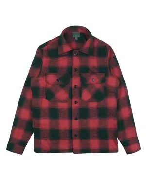 Work Shirt  Nep Buffalo Check Red Black